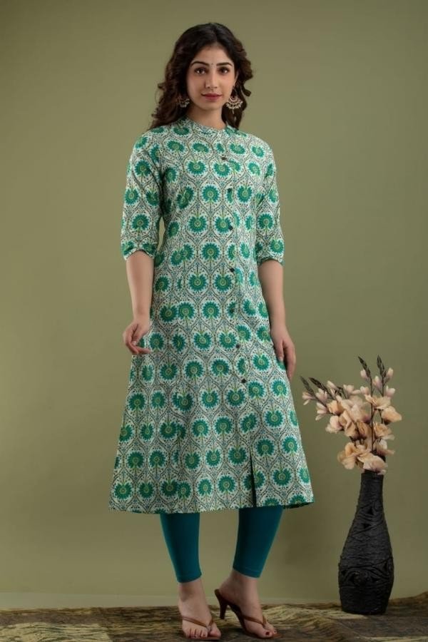 Cotton Kurti With side pocket