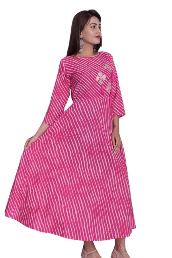 Stripped Line Long Kurti