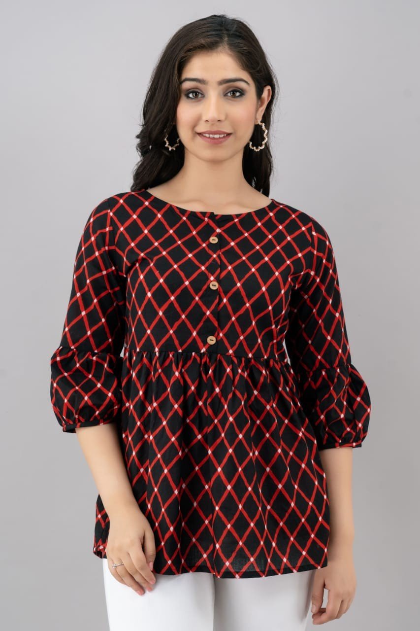 Cotton Printed Top | Bestseller