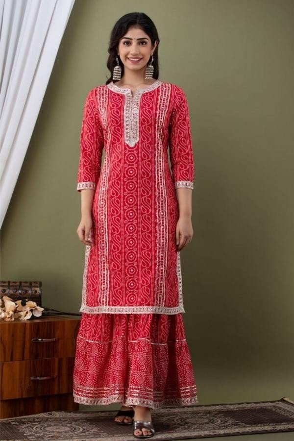 Kurti, Sharara & Dupatta