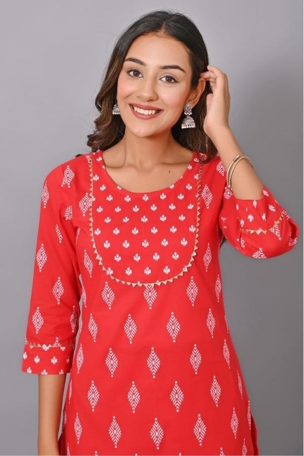 Cotton Kurti and pants