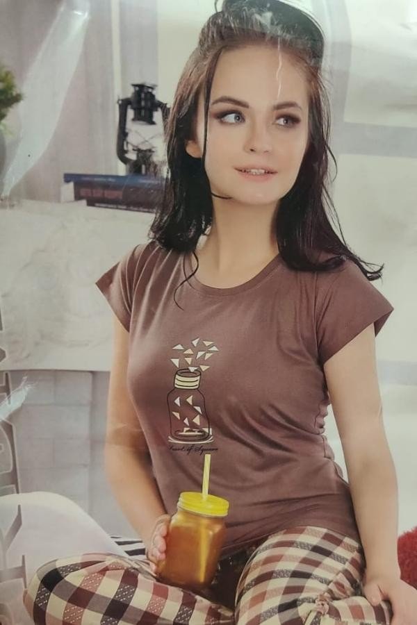 Night suit with side pocket